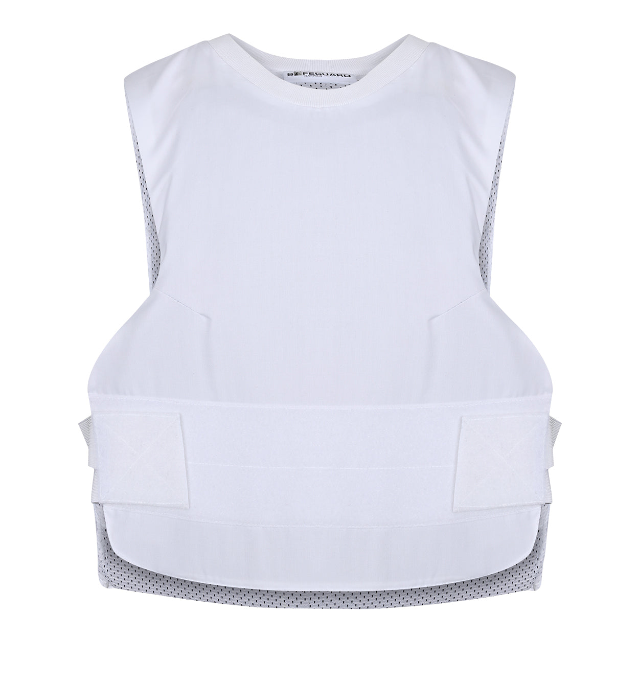 Female CoolMAX Ballistic Level II Stab Level 1 Covert Vest White SafeGuard Clothing US